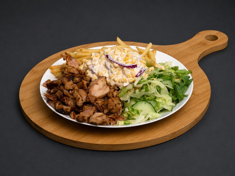 Kukoricás gyros